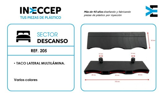 REF.205-TACO LATERAL MULTILÁMINA