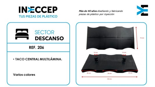 REF.206-TACO CENTRAL MULTILÁMINA