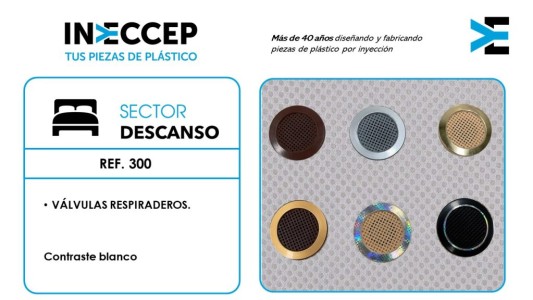 REF.300-VÁLVULAS RESPIRADEROS SOBRE BLANCO
