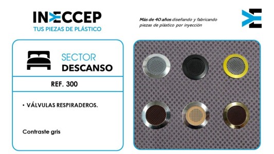 REF.300-VÁLVULAS RESPIRADEROS SOBRE GRIS