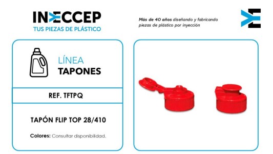 REF.TFTPQ-TAPÓN FLIP TOP 28/410